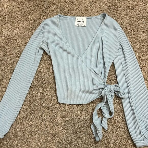 Sadie & Sage blue top. Size XS - Picture 1 of 4